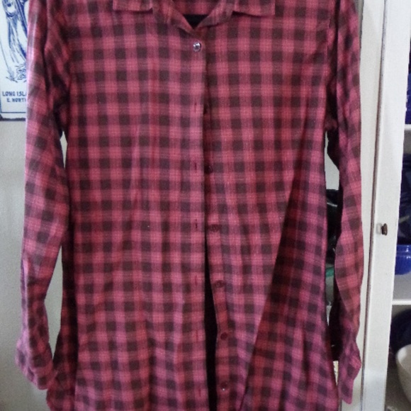 NWT Garnet Hill Organic-Cotton Long Tunic Check 2 - Picture 1 of 8